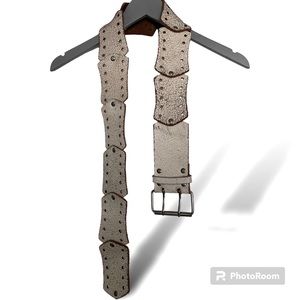 Vintage leather hip belt